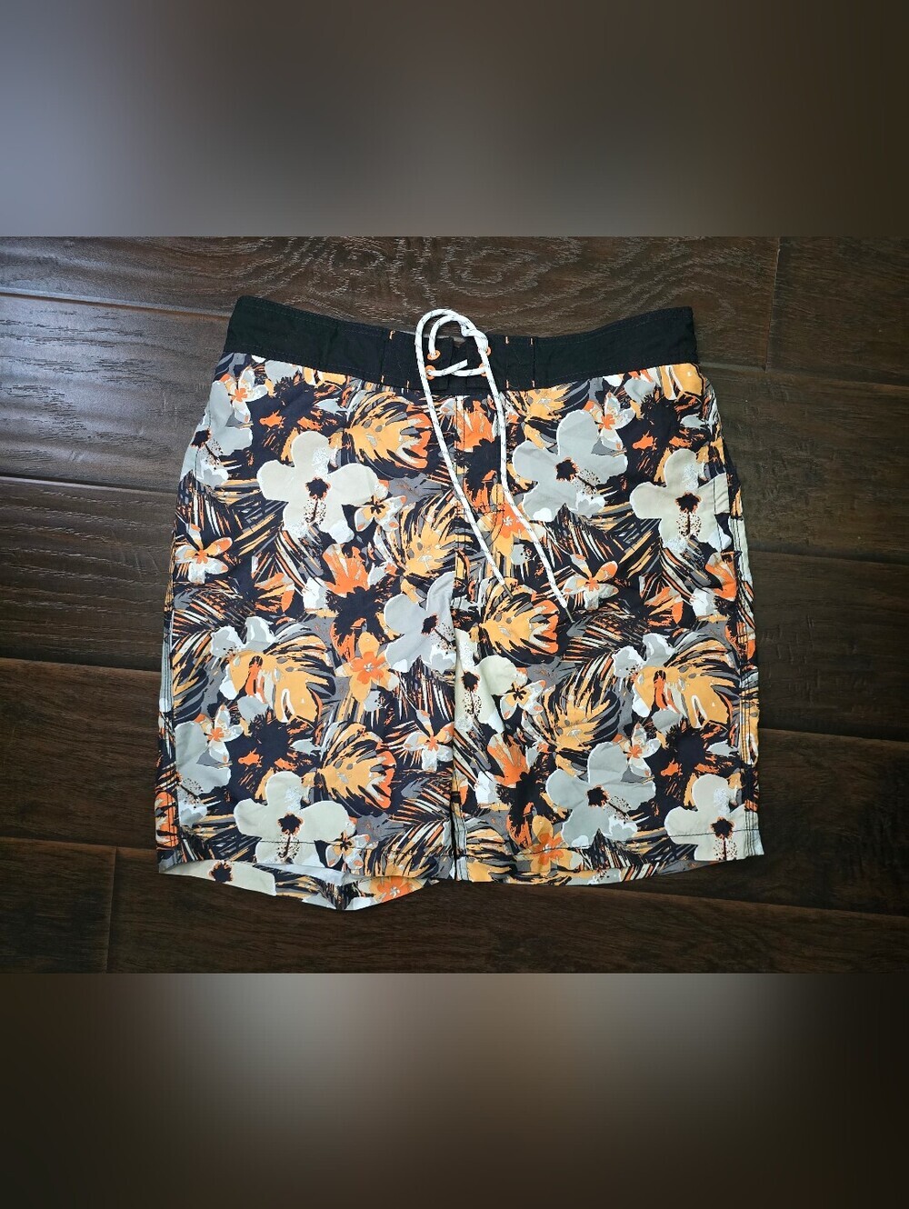 Goodfellow & Co Mens Floral Swimwear Boardshorts with Lining Medium Trunks